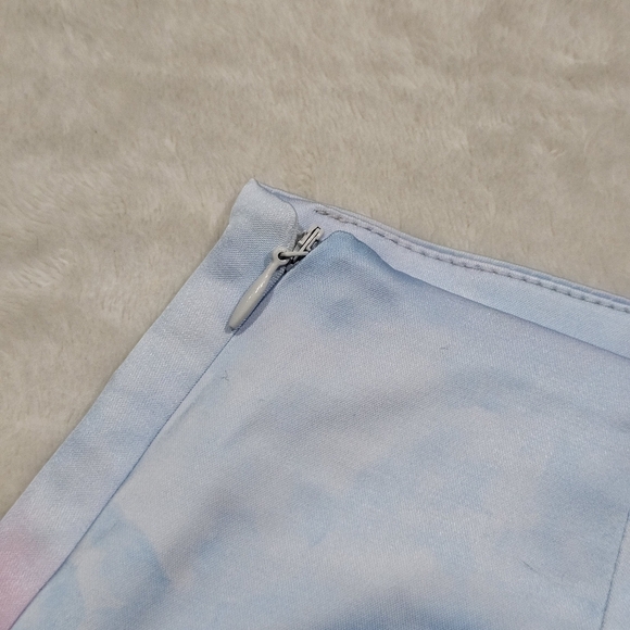 Looney Tunes ✦ Be A Queen Satin Mini Skirt ✦ Drag Graphic High Waist Hidden Zip - Picture 8 of 14